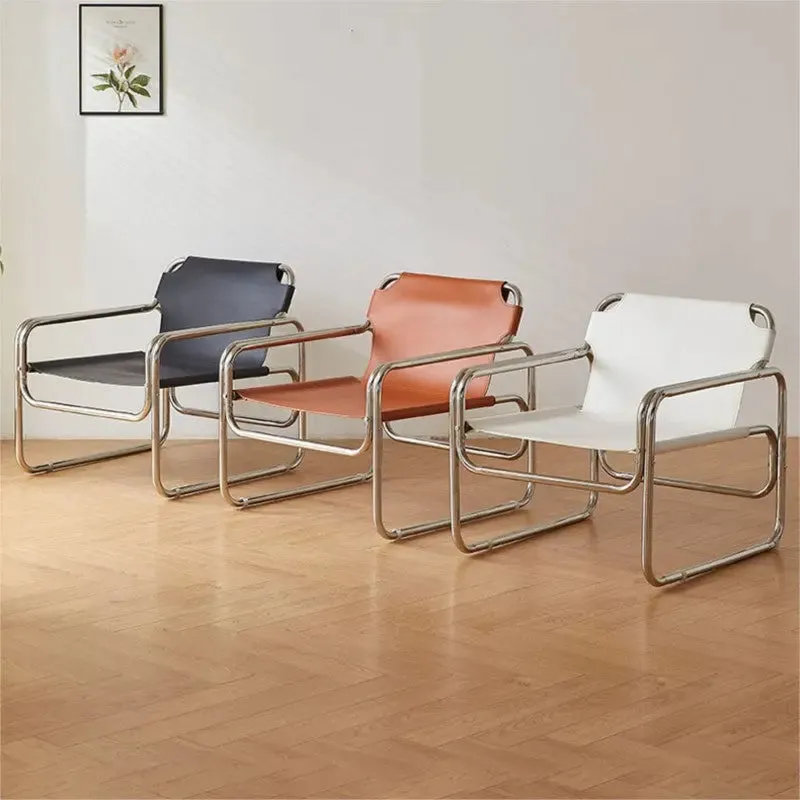 Stainless Steel Saddling Coffee Chairs