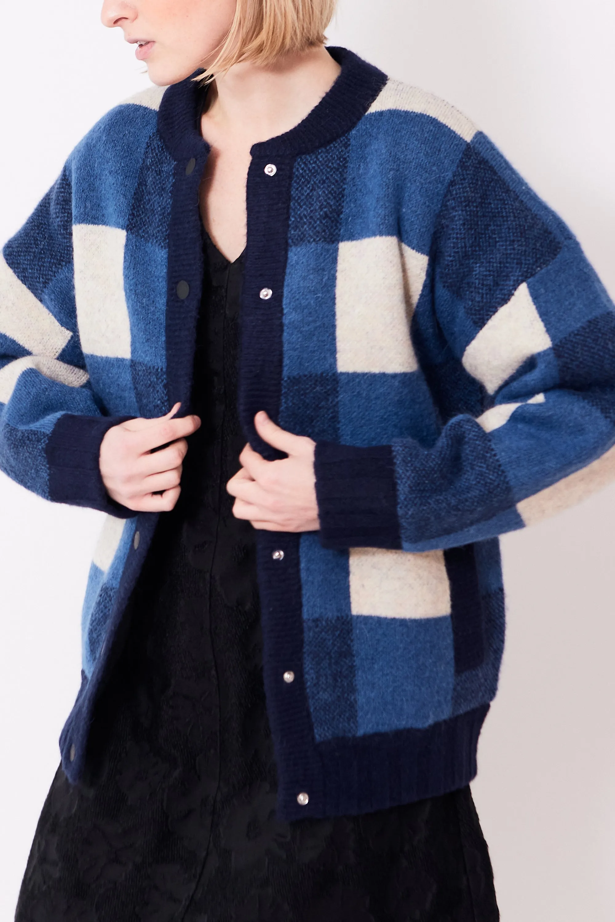 Stine Goya Gingham Check Bomber