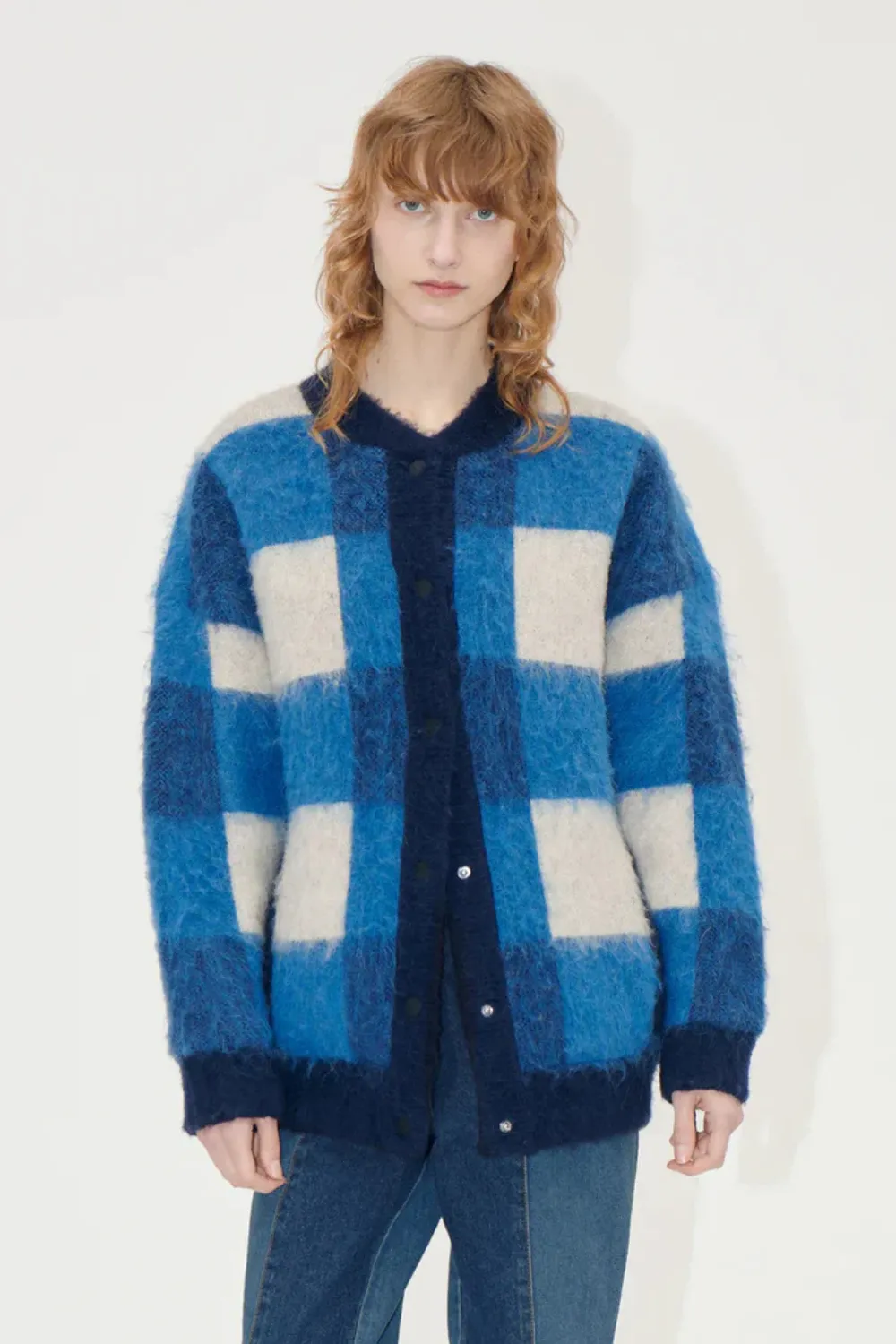Stine Goya Gingham Check Bomber