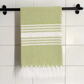 Striped Bliss Bath Towel - Green