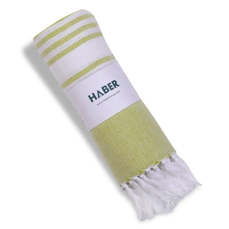 Striped Bliss Bath Towel - Green
