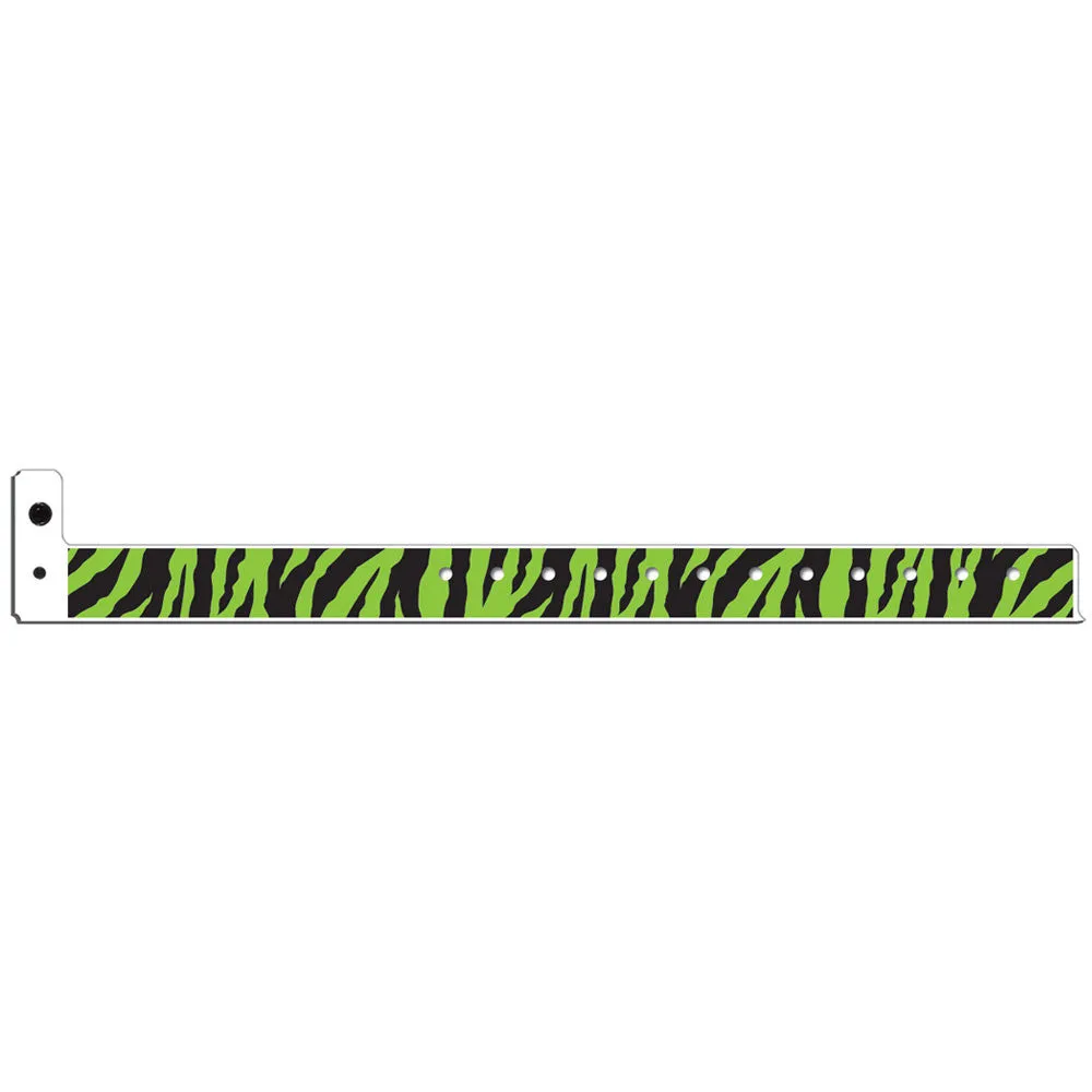 Superband® Expressions Plastic Wristbands 3/4" Tiger Design 4044 (500/Box)