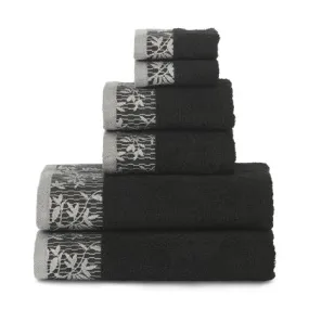 Superior 100-percent Cotton Wisteria 6-Piece Towel Set