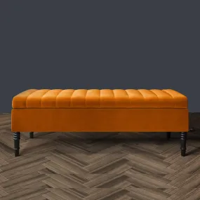 Tan Velvet Storage Box
