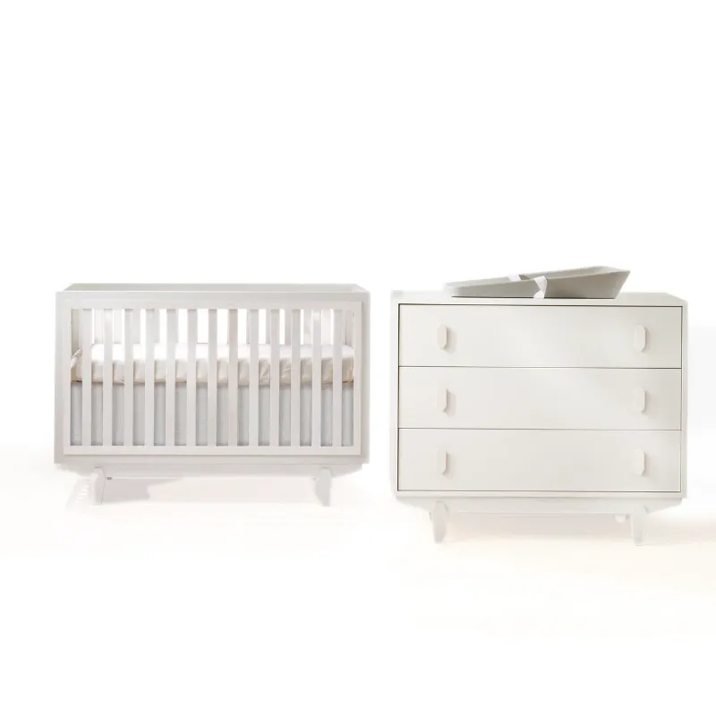 Tate Convertible Crib & 3-Drawer Dresser Combo