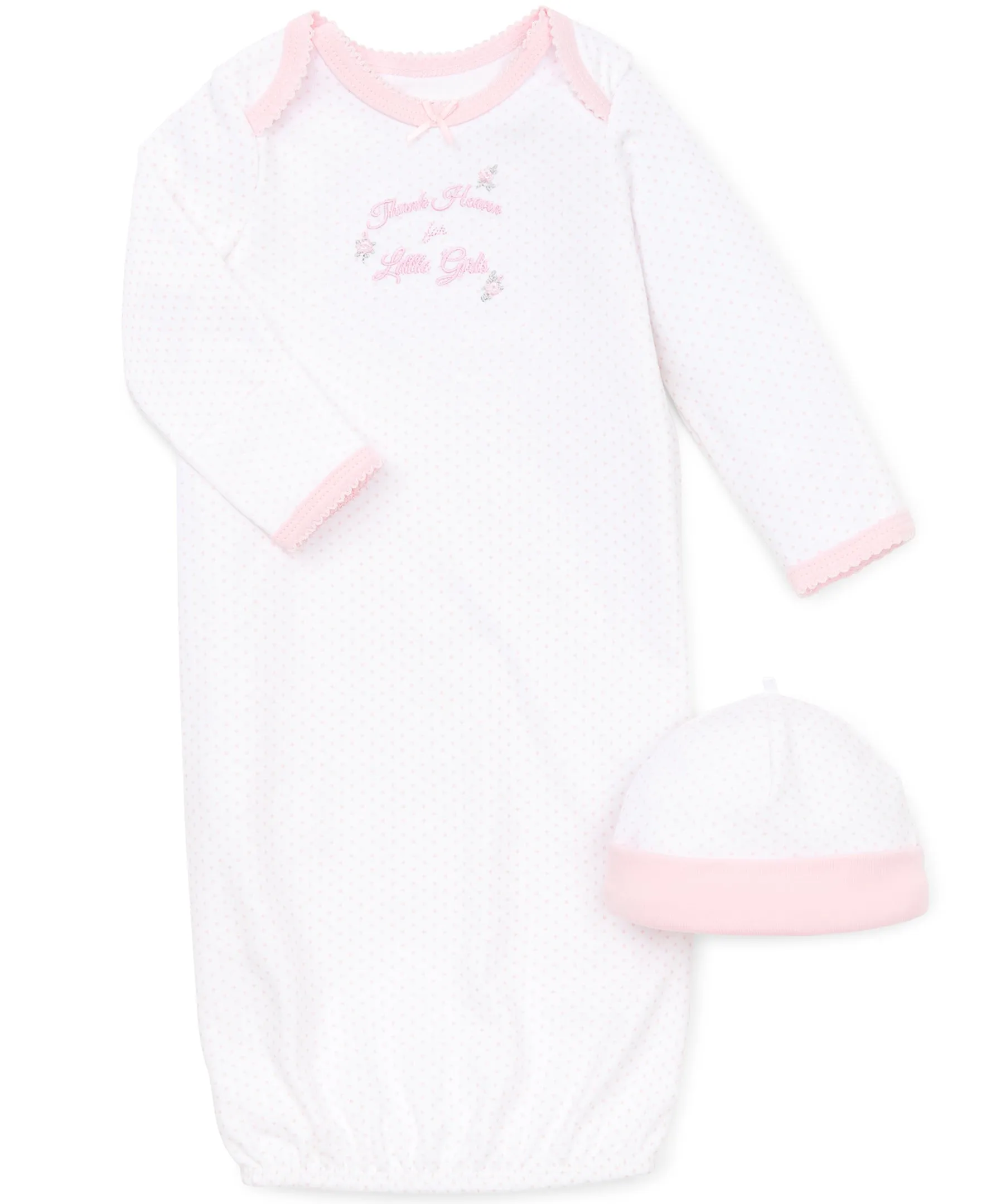 Thank Heaven For Little Girls Sleeper Gown and Hat