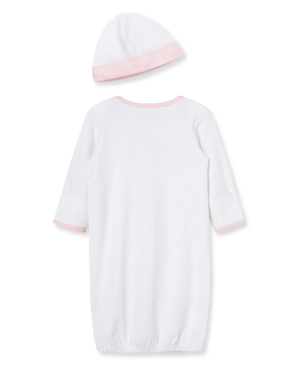 Thank Heaven For Little Girls Sleeper Gown and Hat