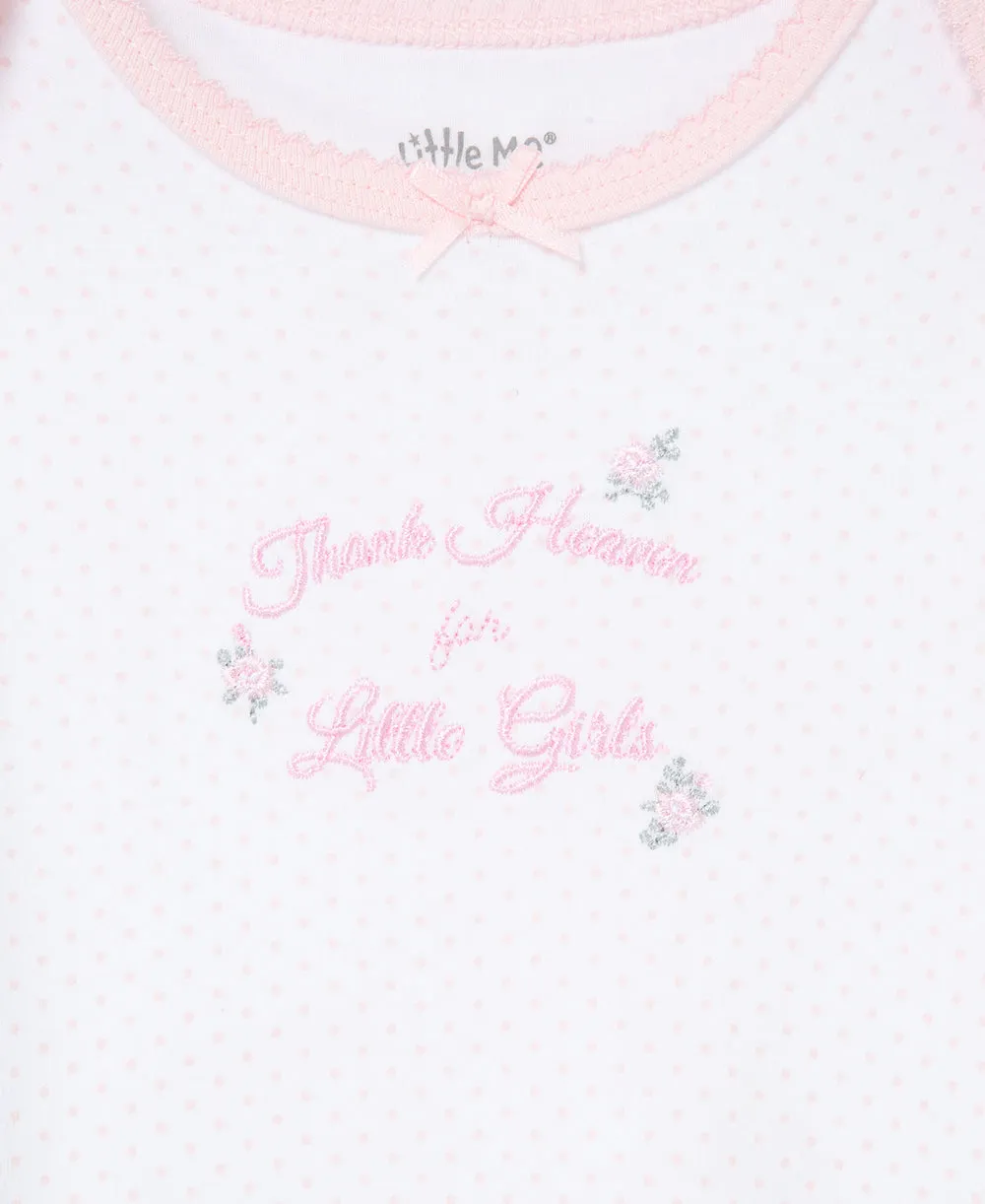 Thank Heaven For Little Girls Sleeper Gown and Hat