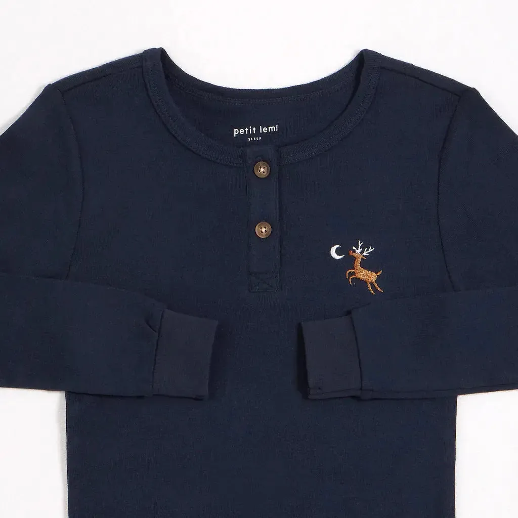 The Night Before Glow In The Dark Pajamas Set | Petit Lem