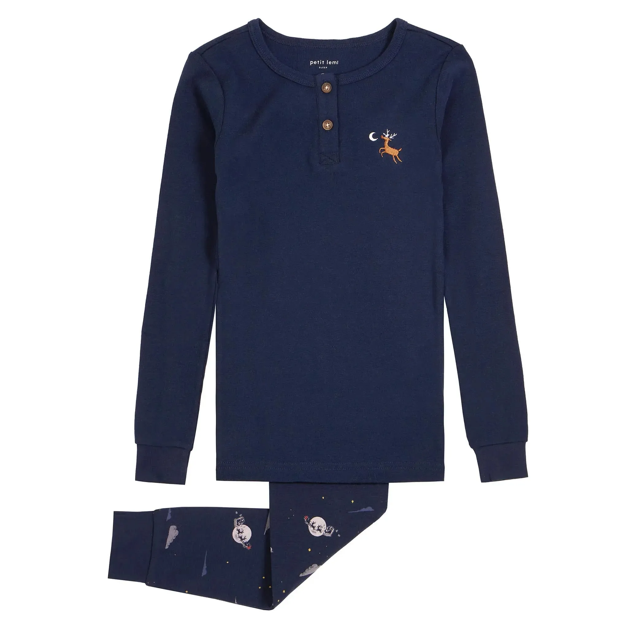 The Night Before Glow In The Dark Pajamas Set | Petit Lem