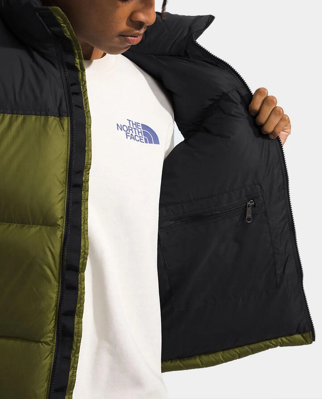 The North Face - 1996 Retro Nuptse Vest - Forest Olive