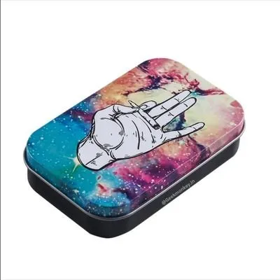 Tin Storage Box - Rolling Paper Stash Box