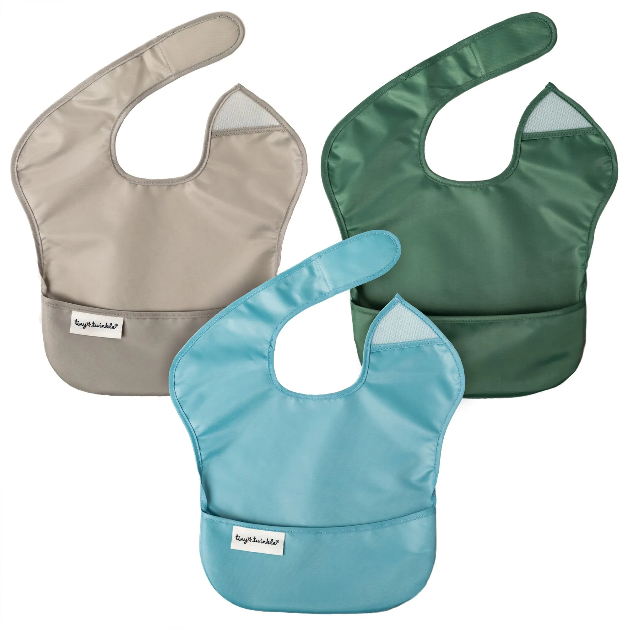 Tiny Twinkle - Mess-proof Easy Bib 3PK