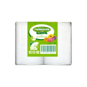 Twinsaver Centerfeed Towels 1ply Perforated Paper Towel Roll 4pack 360-0325
