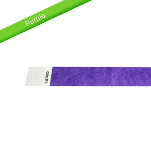 Tyvek Solid Color Wristbands - Free Shipping on Wristbands!