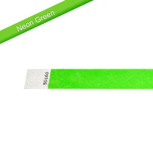 Tyvek Solid Color Wristbands - Free Shipping on Wristbands!