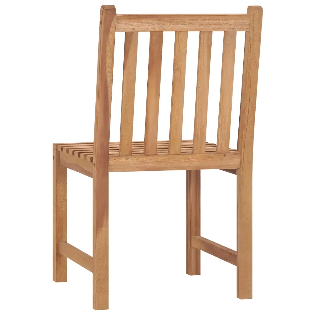 vidaXL Patio Chairs 6 pcs Solid Teak Wood - Durable Outdoor Furniture