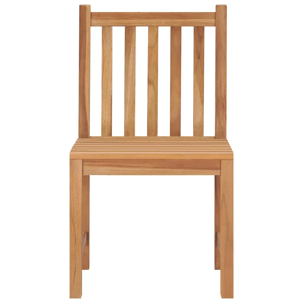 vidaXL Patio Chairs 6 pcs Solid Teak Wood - Durable Outdoor Furniture