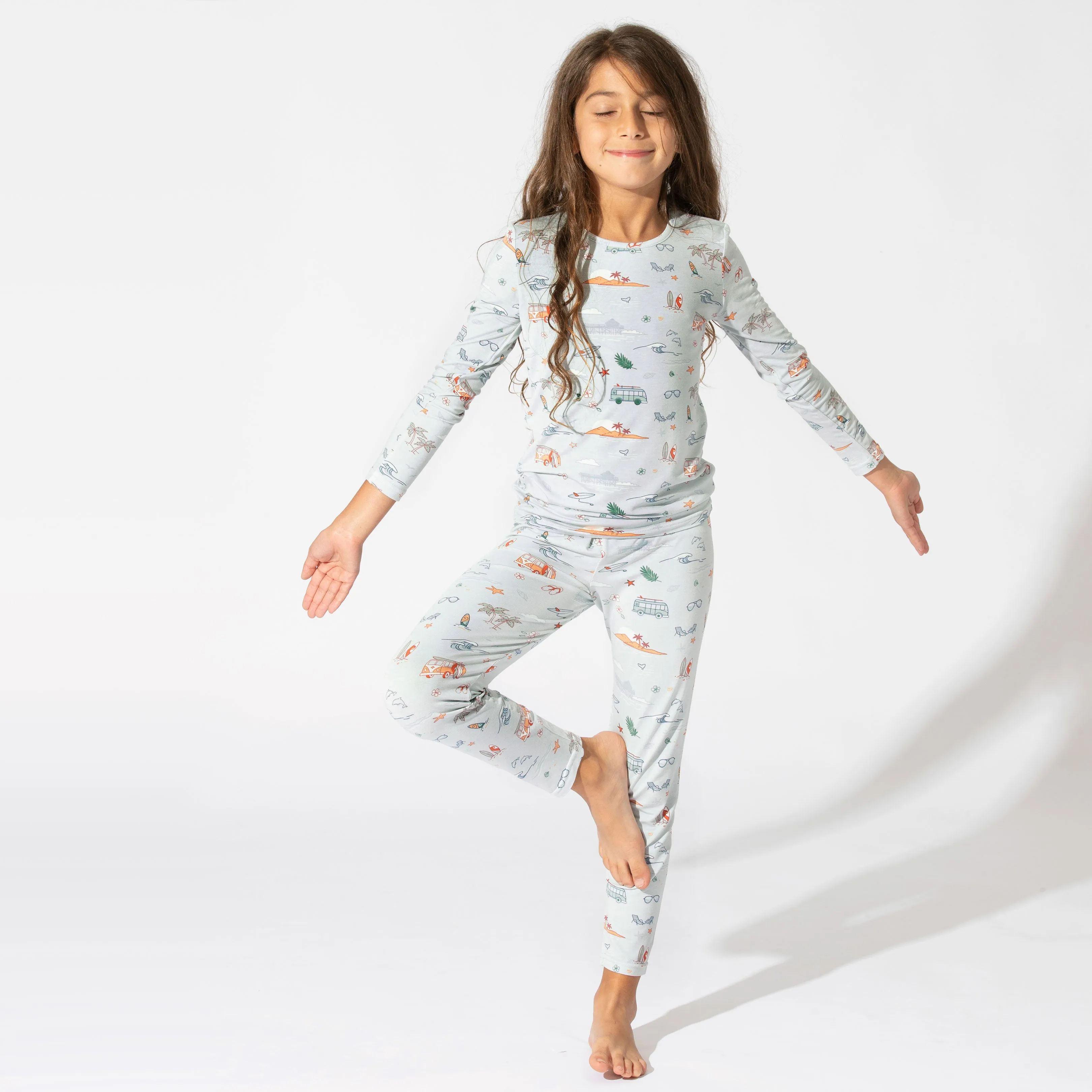 Vintage Surf Kids Bamboo Pajamas