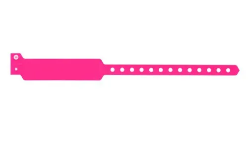 Vinyl Wristbands - Wide Face