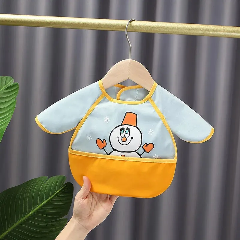 Waterproof Cartoon Baby Easy-to-Clean Bibs
