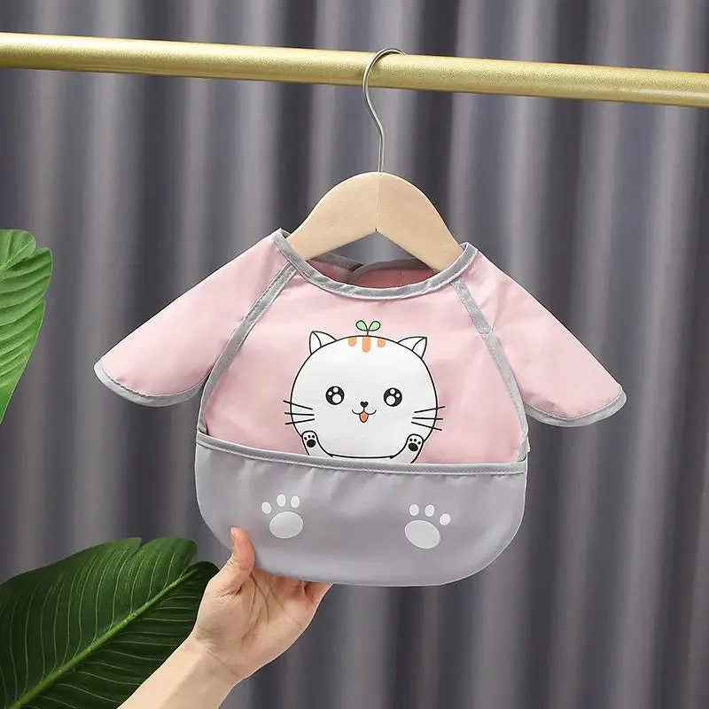 Waterproof Cartoon Baby Easy-to-Clean Bibs