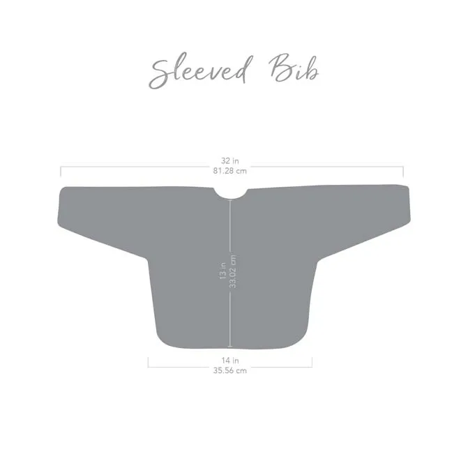 Waterproof Sleeved Bib - Rainbows