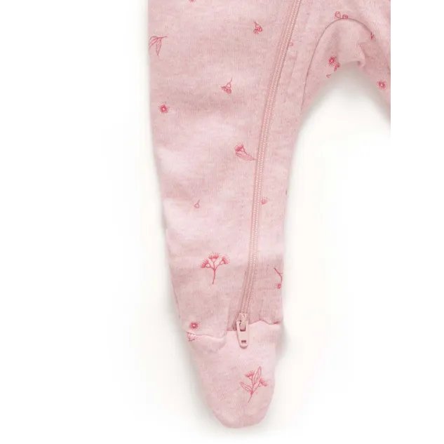 Zip Growsuit - Poeny Blossom