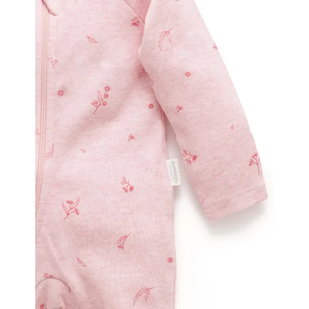 Zip Growsuit - Poeny Blossom