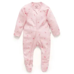 Zip Growsuit - Poeny Blossom