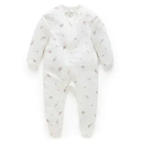 Zip Growsuit - Vanilla Blossom