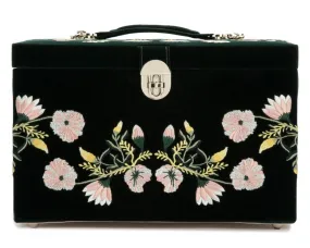 Zoe Large Jewelry Box (Forest Green)